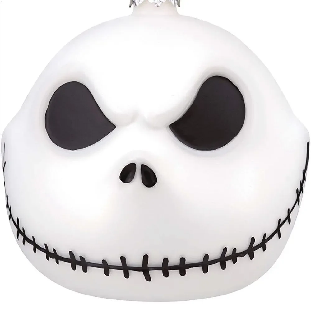 Hallmark glass ornament Jack Skellington Nightmare before Christmas NWT
